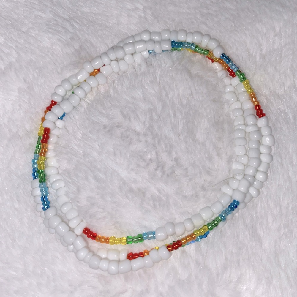 Rainbow Handmade Waist Bead